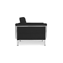 Acheter ICONIK INTERIOR Fauteuil avec accoudoirs - Revêtu de cuir - Town Rouge