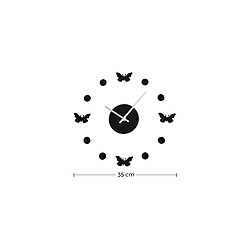 Avis ICONIK INTERIOR Horloge murale 4 Papillons Unique