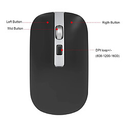 Yonis Souris sans fil 2,4 GHz Rose pas cher