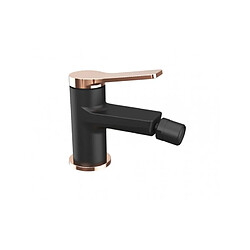 Karag Mitigeur bidet ANDARE en chrome-Chrome noir et rose gold---Chrome noir et rose gold