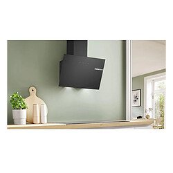 Avis Hotte décorative inclinée 60cm 550m3/h noir - DWK65DK60 - BOSCH