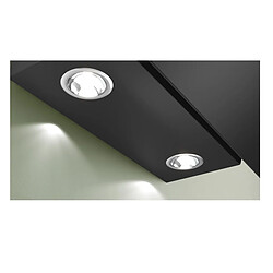 Hotte décorative inclinée 60cm 550m3/h noir - DWK65DK60 - BOSCH pas cher