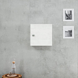 Kiamami valentina Colonne salle de bain cube - Chêne blanc