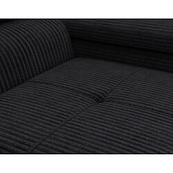 Acheter Bestmobilier Pablo - Fauteuil Velours Côtelé - Noir