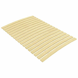 vidaXL Latte de rechange pour sommier avec 17 lattes 80 x 200 cm