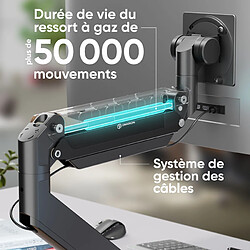 ONKRON Bras Articulé Écran PC et TV de 17 - 57 Pouces,27 kg ,VESA 75x75 - 200x200,G130-B pas cher