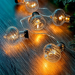 Ledkia Guirlande Lumineuse LED à Piles Onion 2 m 2700K Blanc chaud