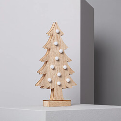 Ledkia Sapin de Noël LED Wood à Piles
