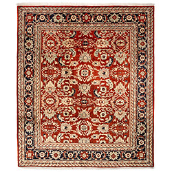 VIDAL Tapis laine Tabriz - Rouge 301x255 cm Tapis oriental noué main - Élément de décoration unique