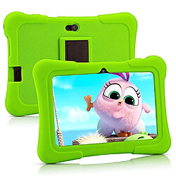 Yonis Tablette enfant 7" Android - Vert Tablette éducative pour enfant - Android 10 - Quad-core A50 - Écran HD 1024×600 - Wi-Fi 2.4G - Bluetooth 4.0 - 1 Go RAM, 16 Go ROM - Caméras avant/arrière - Contrôle parental Iwawa - Batterie 3000 mAh