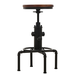 Avis Mendler Lot de 2 tabourets de bar - Marron