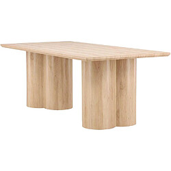 Avis Venture home Table à manger rectangulaire - Beige