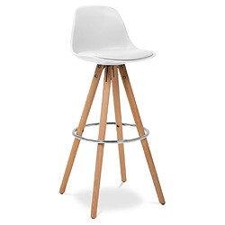 ICONIK INTERIOR Tabouret de bar - Design scandinave - Muriel Gris foncé