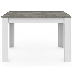 Avis Idmarket Market Table ROZY - Blanc et Béton