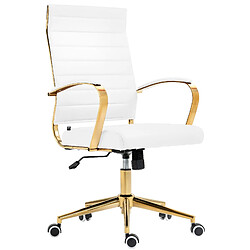 Decoshop26 Fauteuil de bureau design - Or