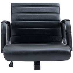 Decoshop26 Fauteuil de bureau - Noir pas cher