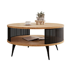 Bestmobilier Forini Table Basse Chêne Noir