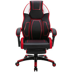 Decoshop26 Fauteuil de bureau relax - Noir