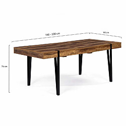 Idmarket MARKET Table ext. AUSTRIA 160-200 pas cher