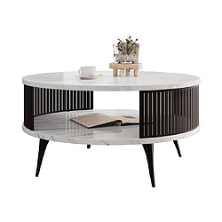 BESTMOBILIER Table basse Forini Blanc