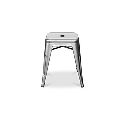 Acheter ICONIK INTERIOR Tabouret Design Industriel - 45cm - Nouvelle Édition - Stylix Orange