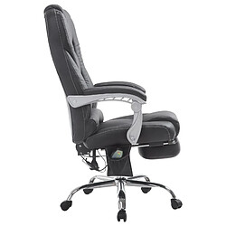 Acheter Decoshop26 Fauteuil de bureau massant - Noir