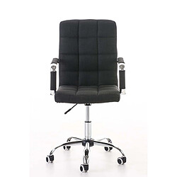 Decoshop26 fauteuil de bureau - Noir