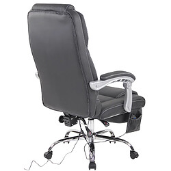Decoshop26 Fauteuil de bureau relax - Noir pas cher