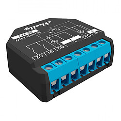 Shelly Plus 2PM Commutateur double relai Wi-Fi - 18 A - Protection surcharge