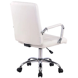 Acheter Decoshop26 Fauteuil de bureau - Blanc