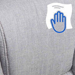 Decoshop26 Fauteuil de bureau XXL - Gris pas cher