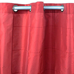 Thedecofactory WILLIAM - Rideau en taffetas rouge 150x250