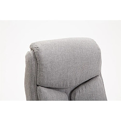 Decoshop26 Fauteuil de bureau XL - Gris pas cher
