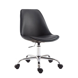 Decoshop26 fauteuil de bureau - Noir