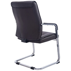 Acheter Decoshop26 Fauteuil de bureau visiteur - Marron