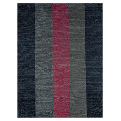 VIDAL Tapis Farona - Bleu Li 251x185cm Tapis en laine - Moderne - Pièce orientale - Noué à la main