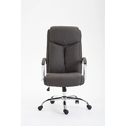 Decoshop26 Fauteuil de bureau XL - Gris foncé
