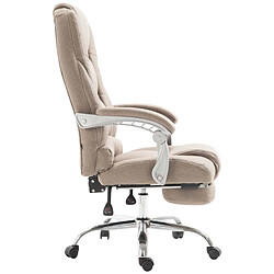 Avis Decoshop26 Fauteuil de bureau relax - Taupe