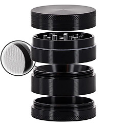 Grinder aluminium 4 parties - Noir