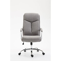 Decoshop26 Fauteuil de bureau XL - Gris