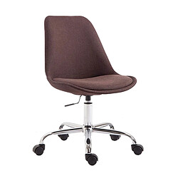 Decoshop26 Fauteuil de bureau - Marron