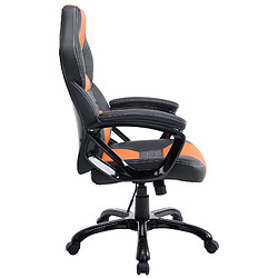 Avis Decoshop26 Siège gamer - Noir et orange
