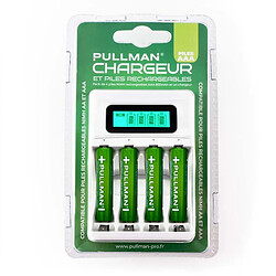 Pullman kit piles rechargeables AAA avec chargeur