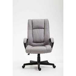 Decoshop26 Fauteuil de bureau XL - Gris