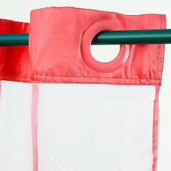 Thedecofactory REFLETS - Voilage à reflets lumineux rouge 145x250