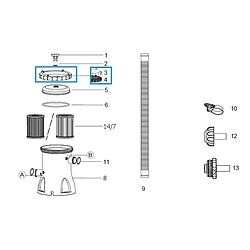 Bague de serrage pour filtre à cartouche - Bestway