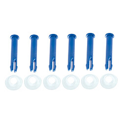 Lot de 6 goupilles + joints pour piscines tubulaires Steel Pro Ø 2,74 / 3,05 / 3,66 / 3,96 m - Bestway