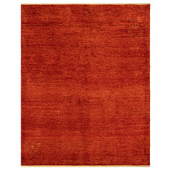 Vidal Tapis de laine 193x157 rouge Gabbeh Shouli