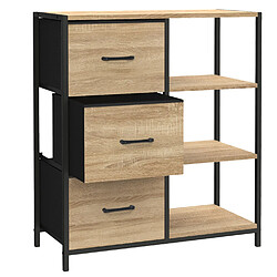 Acheter Idmarket Market Buffet UTAH 3 tiroirs 70 cm