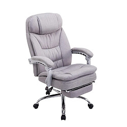 Decoshop26 Fauteuil de bureau XL - Gris